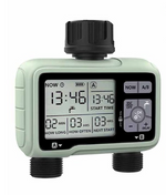 Powered By 2 AA Batteries Automatic Watering Timer Garden Irrigation Controller Outdoor With LCD Dispaly Waterproof Programmer