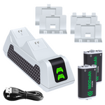 LinkMejor HHC-X1052 Dual Controller Charging Dock 1800mAh Battery Type-C Rechargeable Battery Pack Gaming Accessories for Xbox Series S/X