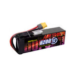 LinkMejor 11.1V 14.8V 22.2V 6200mAh 35C 60C 3S 4S 6S LiPo Battery XT60 Plug for RC Drone