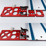 Upgraded 13.4 Inch Track Saw Square 90° Right Angle Circular Saw Guide Rail Stop Accessories for Festool Mαkita Guide Rail Precise Cuts