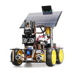 LinkMejor Solar ESP32-32 Camera Programming Education Robot Car IoT Ultrasonic Intelligent Programming Robot