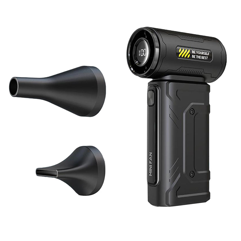 80,000RPM Turbo Fan High Speed 23m/s Brushless Motor 6000mAh Battery Adjustable 100 Gear Compact Design Powerful Portable Blower Dust Cleaning Type-C Charging Low Noise Electric Device