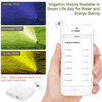 MOES Smart ZigBe Sprinkler Water Timer with 1 Outlet Rain Delay Filter Programmable Irrigation Timer Support Alexa Google Home