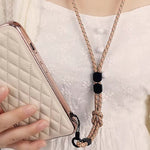 Mobile Phone Lanyard Hand-braided Strap Cord Neck Hanging Phone Chain Key Strap for Mobile Smartphone