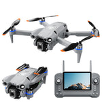 LinkMejor L700 PLUS MAX WiFi FPV with 5.6inch LCD Screen Controller HD Dual Camera Servo Gimbal 360° Obstacle Avoidance Brushless Foldable RC Drone Quadcopter RTF