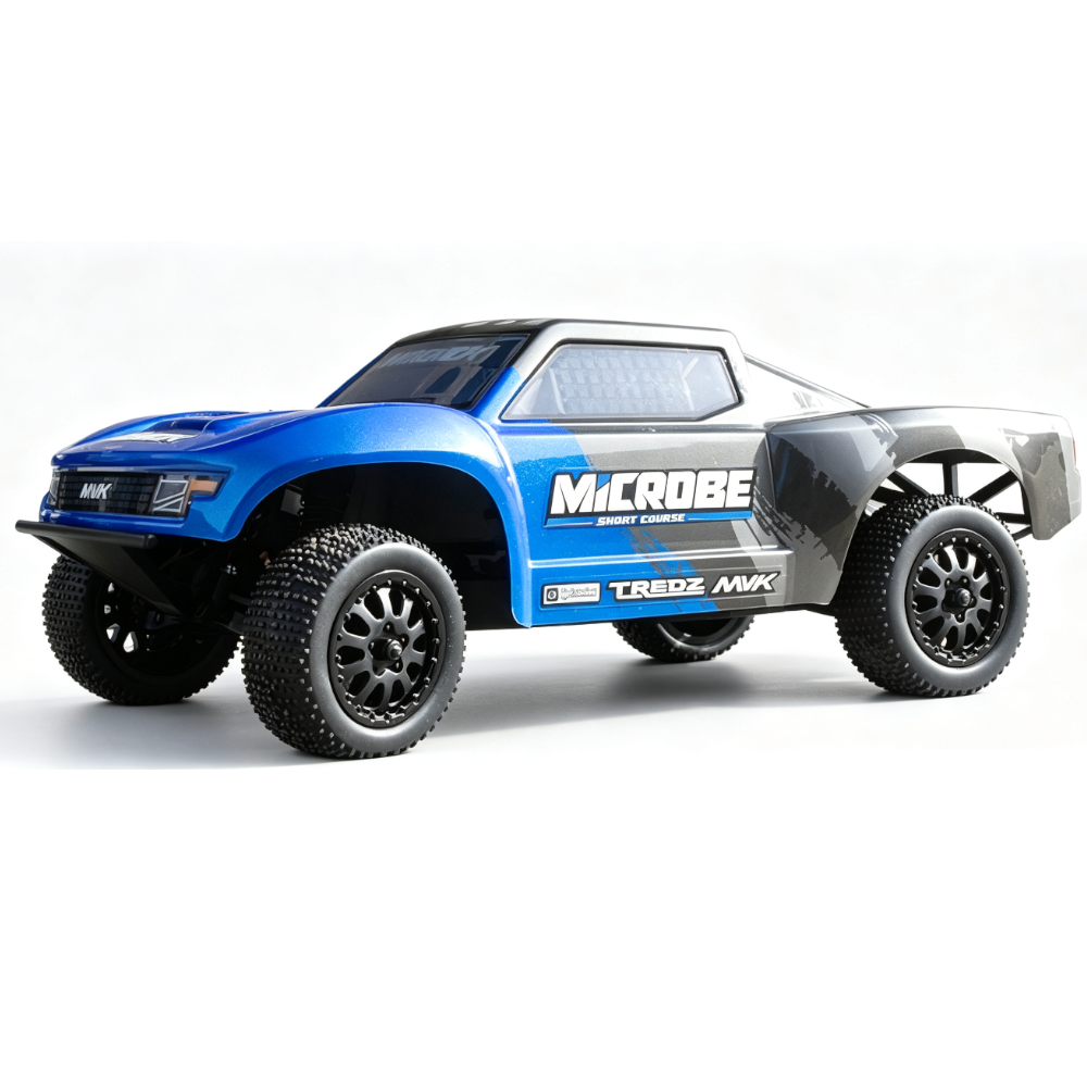 LinkMejor Maverick Microbe SC 151500 RTR 1/24 2.4G RWD RC Car Off-Road Short Course Truck Aluminum Chassis Oil Shocks Metal Gears Axles Full Proportional Control Vehicles Models Toys