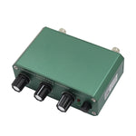 Shortwave Tuned Filter Amplifier 3-30MHz Adjustable Gain 0-30dB Narrow Band Filter BNC Interface RX TX PTT DC Power Supply with Transmit and Pass Modes