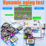 LinkMejor BW600 Electronic Load Tester 600W 200V 50A Bluetooth Control Adjustable Power DC Tester Color Display Heat Management Modular Fans