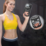 Hand Dynamometer Digital Grip Strength Tester 265 lb 120 kg Max Rechargeable Battery USB LED Display Windproof Rubberized Indoor Outdoor Use