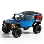 HB Toys R1001-B-R1016-B RTR 1/10 2.4G 4WD Brushless RC Car Rock Crawler Off-Road Climbing Truck Hobbwing ESC with Winch Diffs Lock Two Speed LED Light Straight Axle Metal Beam Full Proportional Remote Control Vehicles Models Toys