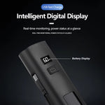 LinkMejor 400LM 2000mAh Type-C Charging Bicycle Headlight 3 Gears COB Side Light Battery Level Display Waterproof Power Bank Front Bike Light for Night Riding