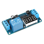 3Pcs Geekcreit® DC 12V LED Display Digital Delay Timer Control Switch Module PLC