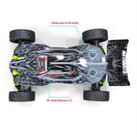 PD Racing PD850 Tyrants T8 1/8 2.4G 4WD 80km/h 4S Brushless RC Car Monster Off-Road Stadium Truck G/R 4 Level Adjustable Gyro Three Diffs High Speed Remote Control Vehicles Models Toys