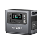 [USA Direct] Aferiy P110-D 1200W 960Wh LiFePO4 Portable Power Station+2* S200 200W Solar Panel UPS Pure Sine Wave Camping RV Home Emergency Portable Generator US Plug