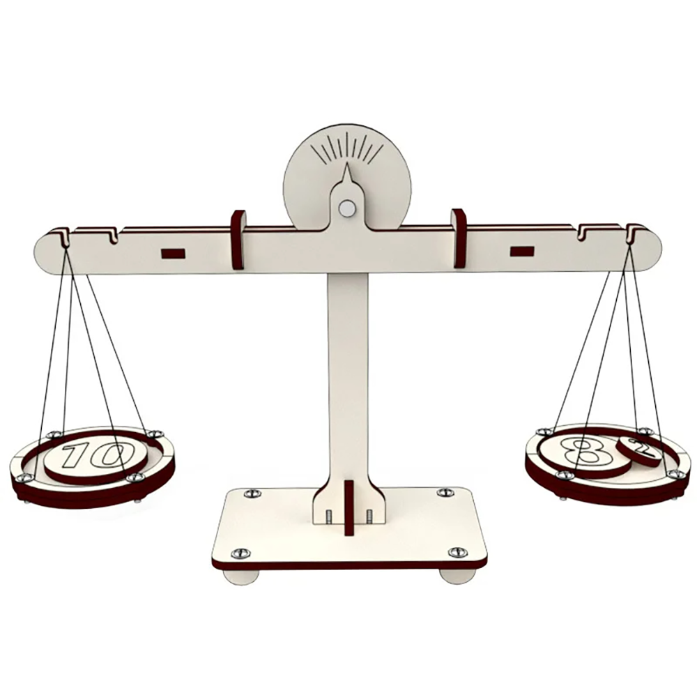 Number Balance Scale Model STEM Technology Scientific Toys Experiment Tool Kit Teaching Aids for Kids Educational Learning
