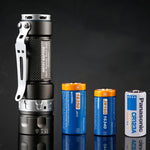 JETBeam RRT01 950LM XPL/Nichia 219C 3-Modes Tactical Flashlight IPX8 220M Long-range LED Torch + Extension Tube