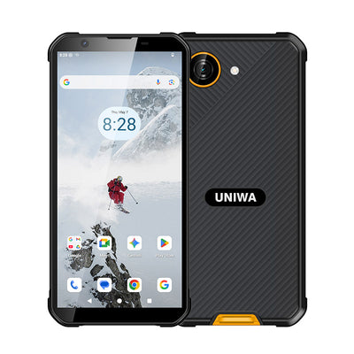 LinkMejor F999 Mini 5.33 inch 4GB RAM 64GB ROM Dual SIM Card Android 16.0 NFC 5000mAh Facial ID Unlock IP68 Waterproof Unisoc T615 Octa Core 4G Rugger Smartphone