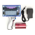 Handheld Tesla Coil PRO High Voltage Arc Generator 9-12.6V Power Compact Design Electromagnetic Shielding Test