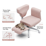 LinkMejor FREEDOM-X FB Standard Edition with Armrests Multi-Posture Cross-legged Chair Short Lint PU Wheel
