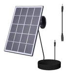 10W Solar Panel Charger Waterproof Solar Panel for Ring Camera 360° Adjustable Wall Mount for Ring Stick Up Cam/Spotlight Cam