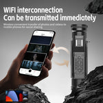 D12 4K HD Night Vision Goggles WiFi 28X Optical Zoom 2MP Infrared Scope Night Vision Devices for Outdoor Recording Hunting Wildlife Observation