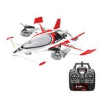 LinkMejor 570 2.4GHz 6CH 315mm Wingspan VTOL One Click Crane Mode Night Flying 6-Axis Gyro Brushless EPP RC Airplane RTF Compatible Futaba & DSM Receiver