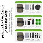 LinkMejor 0.4L Mini Bicycle Saddle Bag Tail Bag Lightweight Waterproof Portable Wear-resistant MTB Road Bike Bag