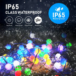 LinkMejor Smart Tuya Wifi Bluetooth LED Light String IP65 Waterproof for Halloween Christmas Party Festival Luminous Leather String Light