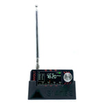 Mini SI4732 Stand PETG Carbon Fiber Material 3D Printed Design with Built in Sound Channel Compatible with DSP Radio Compact Lightweight Stable Support Structure