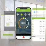 Tuya WiFi Smart Programmable Thermostat for Electric Heating LCD Display Touch Panel APP Voice Control Work with Alexa Google Home