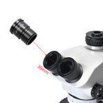 2Pcs HAYEAR Microscope Lens 10X Magnification 20/22mm Field View Laboratory Stereo Microscope Lens 30mm Interface High Eye Point Wide Angle Eyepiece Microscope Fittings