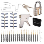 42PCS Rubber Padlock Type Lockpicking Tool Set Suitable for Opening One-Word Locks, Car Locks, Padlocks, Etc.