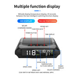 Universal Solar Power Digital GPS Car Speedometer Wireless HUD Display Mph KM/H Speedometer Time Speed Alarm Temperature Altitude