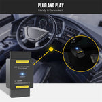 LinkMejor OBD 24V To 12V Converter Car OBD Power Supply Transformer Power Adapter OBD2 Adapter Connector