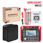 LinkMejor MH12 Insulation Earth Resistance Tester Digital Meter AC DC Ammeter Transistor Tester LCD Megohmmeter Meter Voltmeter Detect