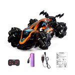 LinkMejor Q239 RTR 1/40 2.4G 2WD Mini RC Car Formula Racing Stunt Remote Control Drift LED Light 360° Rotation Desktop Portable Vehicles Models Toys