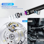 P50 1080P 8mm Dual Camera Piping Borescope Camera 4.5In IPS LCD Digital Inspection Camera With 6 LED for Car Sewer