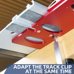 LinkMejor Track Saw Rail Square Guide Right Angle Guide Angle Stop for Makita Festool Milwaukee Track Saw Guide Rail
