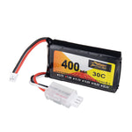 2Pcs LinkMejor 7.4V 400mAh 30C 2S LiPo Battery PH2.0 Plug for RC Drone