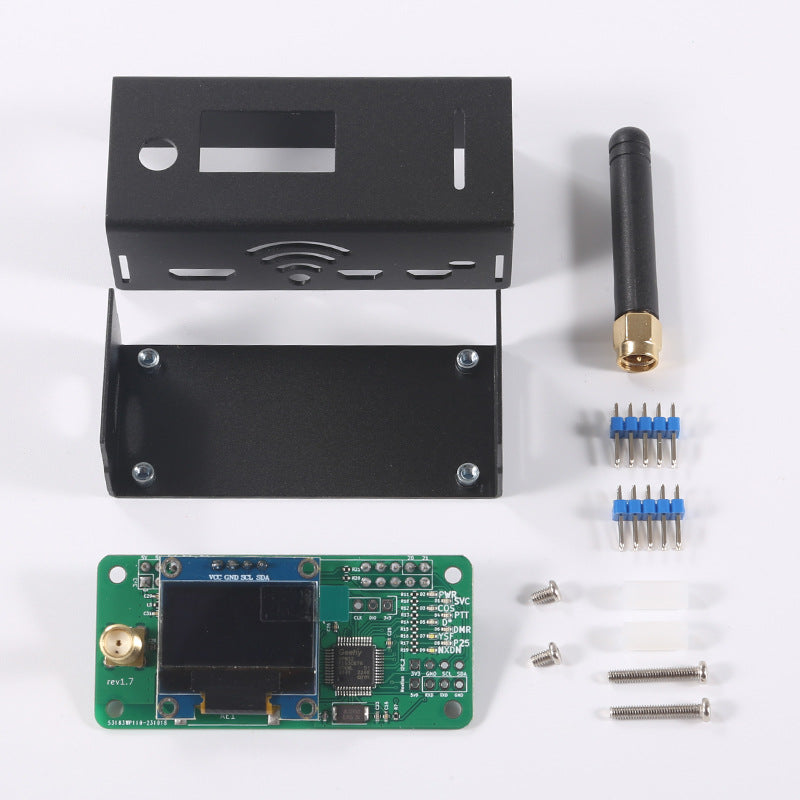 LinkMejor Antenna + Aluminum Shell MMDVM Hotspot Support P25 DMR YSF for Raspberry pi