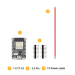 LinkMejor® T7-C5 ESP32-C5-MINI-1 Development Board Dual-Band WiFi 6 BLE 5 Thread SoC High Performance Onboard Qwiic Dev Module