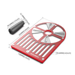 LinkMejor Trimming Router Base Trimming Machine Workbench Base Adjustable Slider Aluminum Alloy 65mm to 132mm Compatibility
