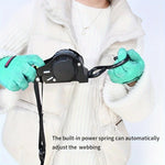 Automatic Retractable Stretch Wrapping Straps Polyester Rust-Resistant Tensioner 3.3m 680KG Wear-Resistant No Assembly Required Cargo Transportation