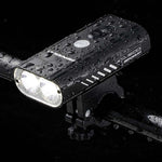 1000-1600 Lumens Bicycle Headlight Ultralight Ipx5 Rainproof Usb Charging Led Cycling Front Lamp Flashlight