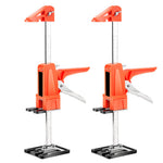 2PCS Labor Saving Handle Arm Jack Woodworking Clamps 400KG Lift Capacity Multi-Function Height Adjustment Lifting Device Door Panel Lifting Cabinet Jack