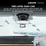 Azdome M01 PRO Dual Lens Dash Cam 1080P HD Wide-Angle Front and Rear Camera with Gravity Sensor Parking Monitoring ADAS