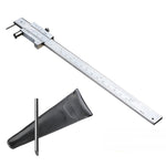 LinkMejor 0-200mm Stainless Steel Parallel Marking Vernier Caliper Marking Gauge with Carbide Scriber Marking Gauge Tool
