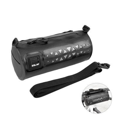 LinkMejor Bike Handlebar Bag Large Capacity Waterproof Bicycle Front Bag With Shoulder Strap Portable Cycling Storage Pannier For MTB Road Bike
