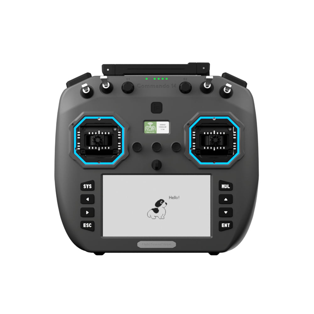iFlight Commando 14 2.4GHz/900MHz Dual-Band 1W ELRS GemX Radio Transmitter With Digital CNC Hall Sensor Gimbals 4.3Inch IPS Screen for FPV Racer Drones Airplane