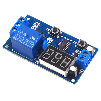 LinkMejor 5V/12V Time Control Switch with Intermittent Infinite Loop Countdown and Timing Relay Module